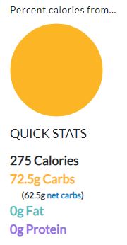 calories of dried apple